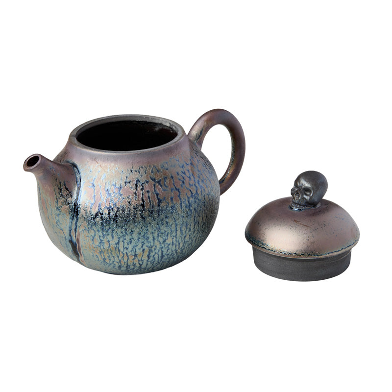 white2tea Skull Jianzhan Pear Teapot