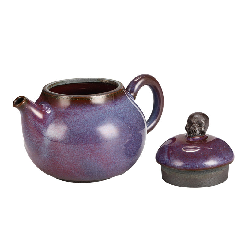 white2tea Skull Junyao Teapot - Thumbnail 3