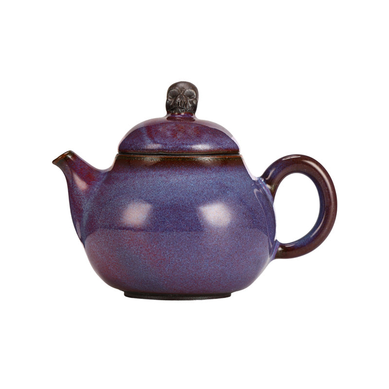 white2tea Skull Junyao Teapot
