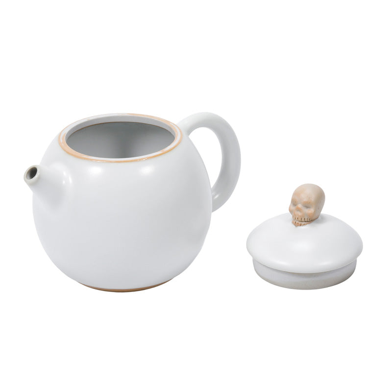 white2tea Ruyao Skull Dragon Egg Teapot - Thumbnail 3