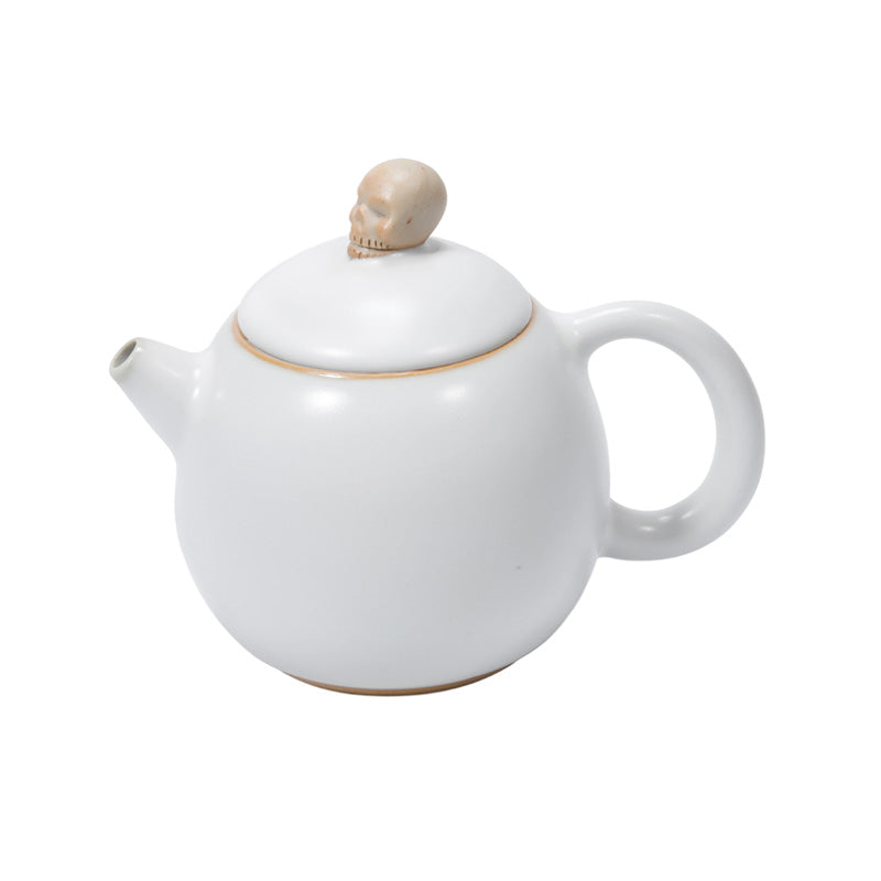 white2tea Ruyao Skull Dragon Egg Teapot