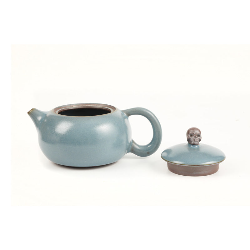 Skull Blue Ruyao Xishi Teapot - Thumbnail 3