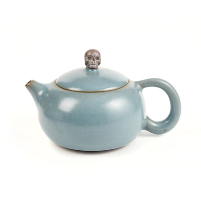 Skull Blue Ruyao Xishi Teapot
