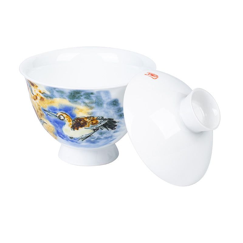 Peach & Bird Gaiwan - Thumbnail 2