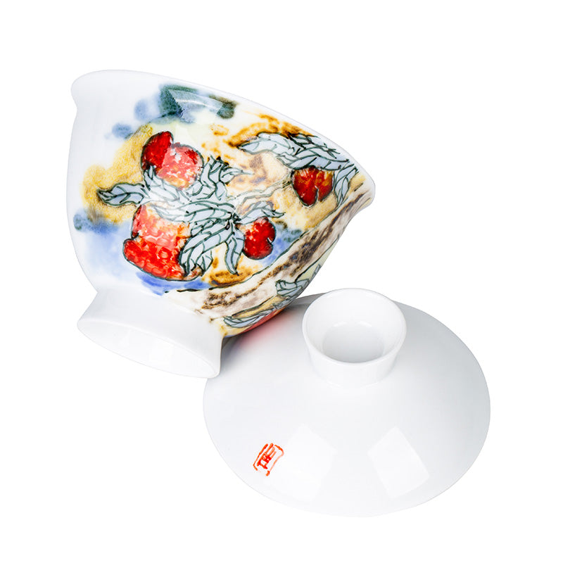 Peach & Bird Gaiwan - Thumbnail 3
