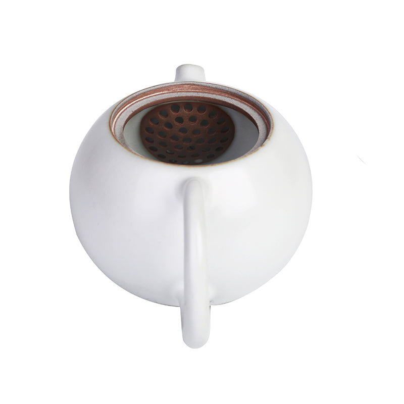 Skull White Ruyao Xishi Teapot - Thumbnail 4